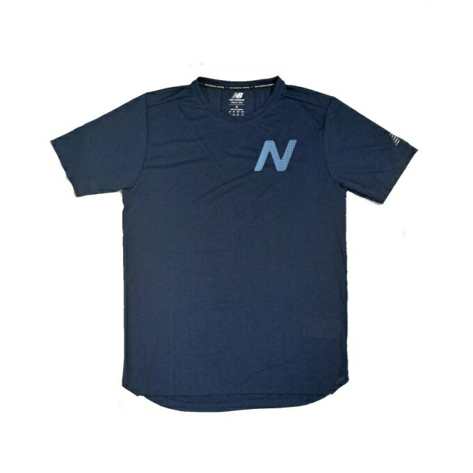 ニューバランス ランニングウェア Tシャツ 半袖 メンズ Impact ラン グラフィックスリーブTシャツ MT21277 NML new balance