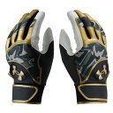 【全品対象最大10%OFFクーポン!7/13 10:00〜7/15 23:59】アンダーアーマー 野球 バッティンググローブ 両手用 メンズ UAクリーンアップ...