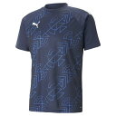 プーマ サッカーウェア プラクティスシャツ 半袖 メンズ レディース Q1 LIGA グラフィック半袖シャツ 658686-06 PUMA