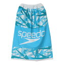 【D会員ならポイント10倍！5/5 20：00〜23：59※要エントリー】スピード Speedo ラップタオル Stack Wrap Towel S SE62004-BL