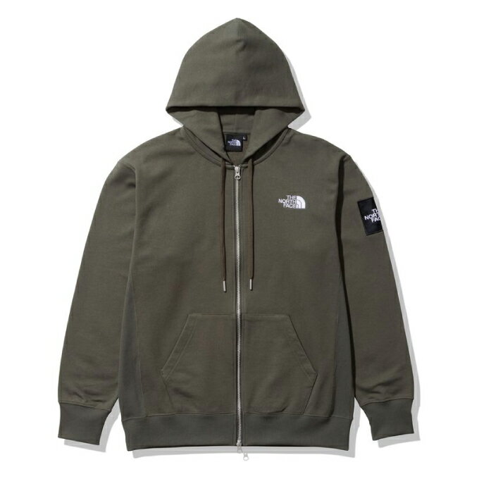 ノースフェイス スウェットパーカー メンズ スクエアロゴフルジップ Square Logo Full Zip NT12335 NT THE NORTH FACEのサムネイル