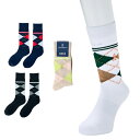 【最大10%OFFクーポン!7/4 20:00〜7/11 1:59】マンシング Munsingwear ゴルフ ソックス メンズ アーガイルミドルソックス MG...