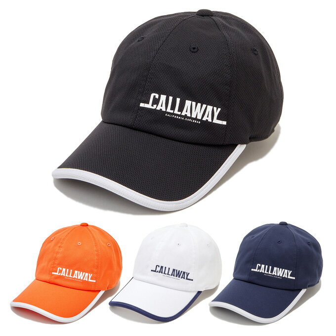 キャロウェイ ゴルフ キャップ レディース ロゴラインプリントキャップ C23191200 Callaway