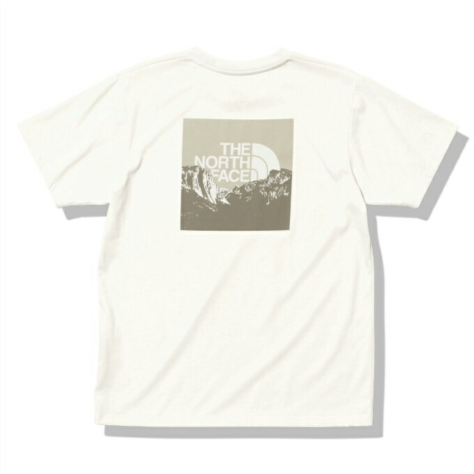 Ρե T Ⱦµ  硼ȥ꡼֥ޥƥƥ S/S Square Mountain Logo Tee NT32377 W THE NORTH FACE Ρե