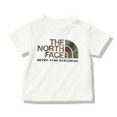 【全品対象最大10%OFF!2025年8/15 0:00~8/20 23:59】 ザ・ノース・フェイス Tシャツ 半袖 ジュニア ベビーショートスリーブカモロゴティー NTB32359 W THE NORTH FACE ノースフェイス