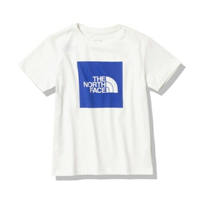 【店内全品5000円OFFクーポン発行＋ポイント10倍！ 9/18 20:00〜20:29 ライブショッピング視聴者限定】 ザ・ノース・フェイス Tシャツ 半袖 ジュニア ショートスリーブカラードスクエアロゴティー NTJ32361 WT THE NORTH FACE ノースフェイスのサムネイル