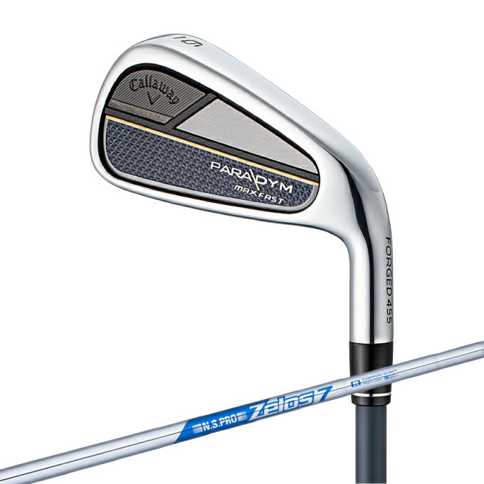 キャロウェイ ゴルフクラブ 単品アイアン メンズ パラダイム マックス ファスト N.S.PRO Zelos 7 PARADYM MAX FAST IRONS Callaway