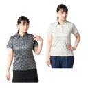 【全品対象最大10%OFFクーポン!7/13 10:00〜7/15 23:59】オプスト OPST ゴルフウェア ポロシャツ 半袖 レディース 総花柄半袖ポロシ...
