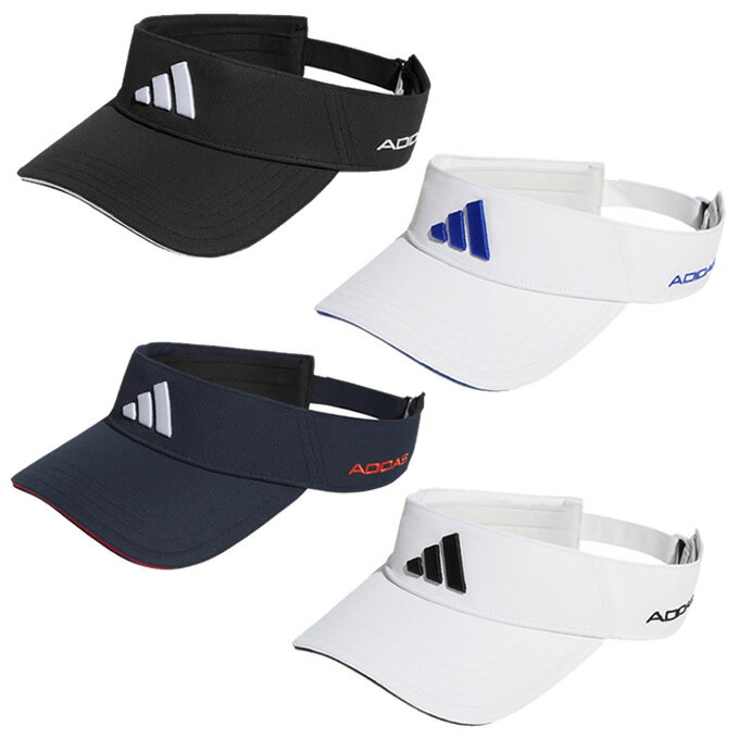 アディダス ゴルフ サンバイザー メンズ サイドロゴ バイザー MGS04 adidas