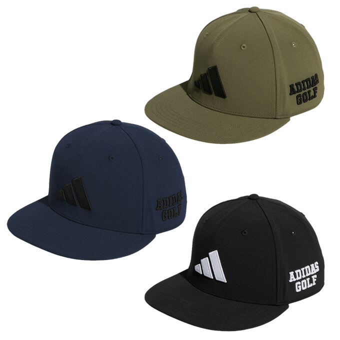 アディダス ゴルフ キャップ メンズ フラットビル ロゴキャップ MGS22 adidas