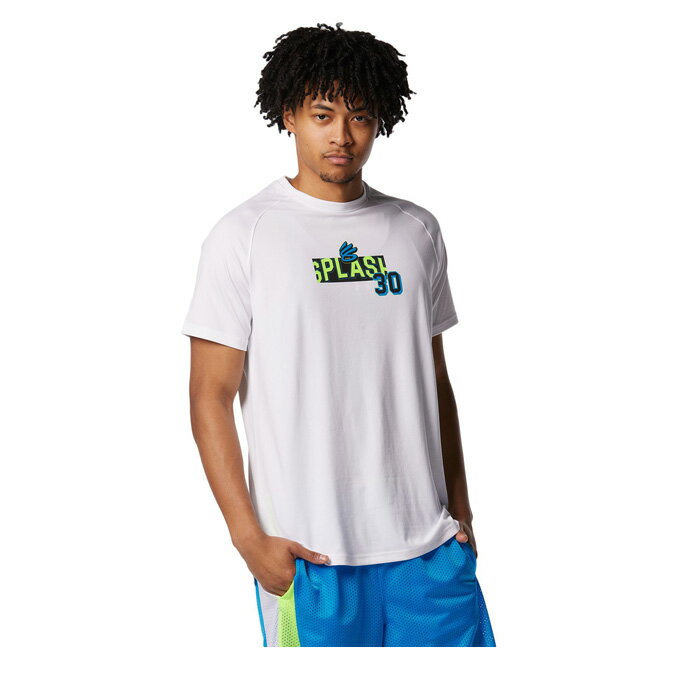 アンダーアーマー バスケットボールウェア 半袖シャツ メンズ カリー テック ショートスリーブTシャツ スプラッシュ 1378329-100 UNDER ARMOURのサムネイル