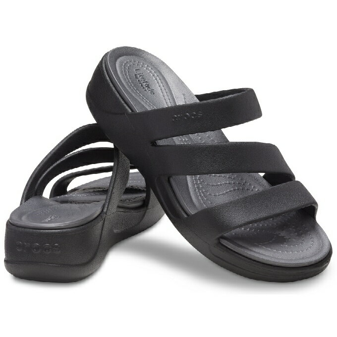 クロックス サンダル ミュール レディース ウィメンズ クロックス ボカ ストラッピー ウェッジ WOMEN'S CROCS BOCA STRAPPY WEDGE 207434-001 crocsのサムネイル