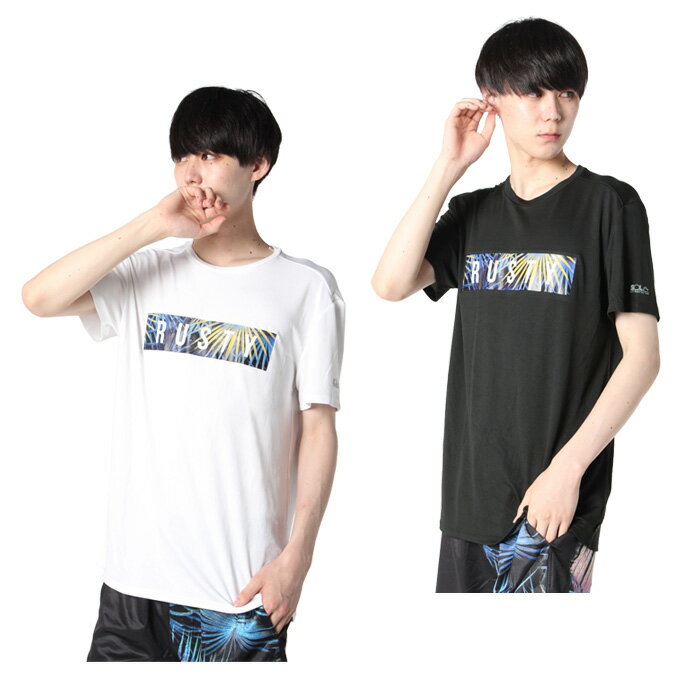 ラスティ RUSTY ラッシュガード 半袖 メンズ S/S UVTシャツ 913471 Tシャツ 紫外線...
