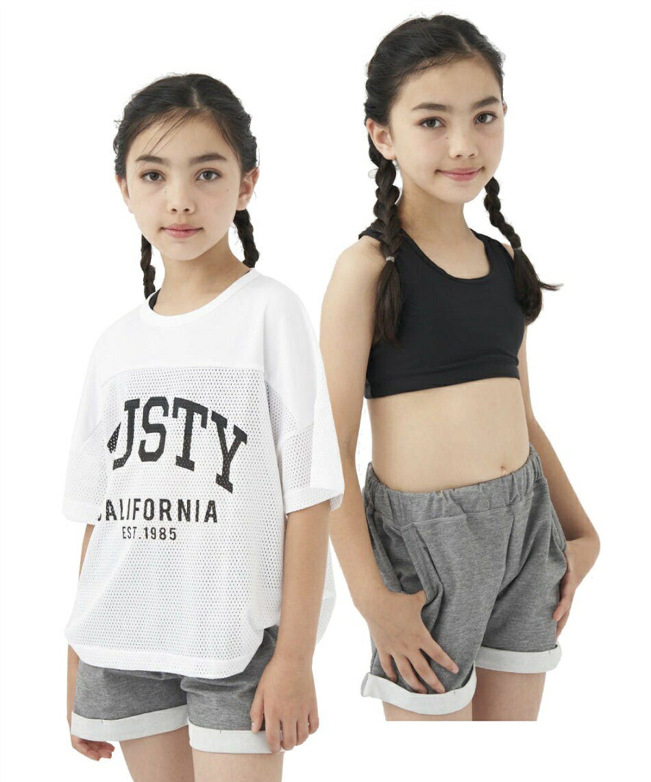 ラスティ RUSTY 水着 セパレート 女の子 ジュニア キッズ Tシャツ ショートパンツ 水着4点セット 963801