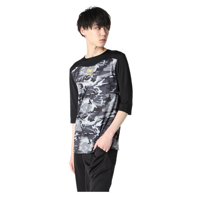 【全品対象最大10%OFF!11/20 20:00〜11/27 1:59】アクティブーム ActiveM 野球 アンダーシャツ 七分袖 カモ柄 吸汗速乾 軽量 ...
