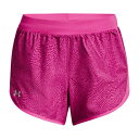 アンダーアーマー ショートパンツ レディース UA Fly By 2.0 Printed Short 1350198-652 UNDER ARMOUR