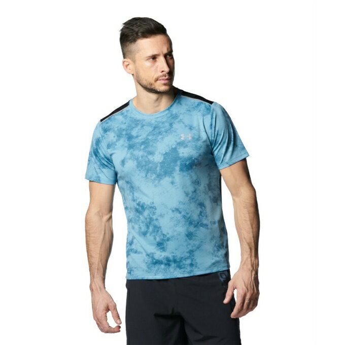 A_[A[}[ jOEFA TVc  Y UA SPEED STRIDE PRINTED T-SHIRT 1378387-400 UNDER ARMOUR