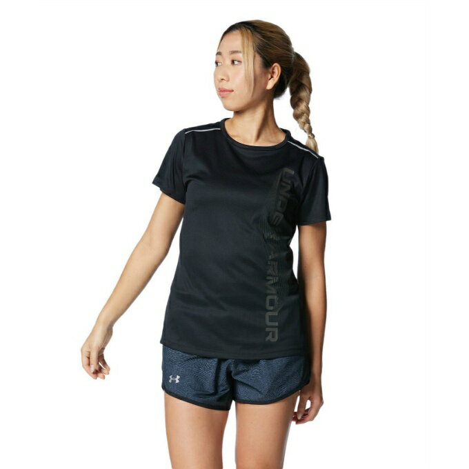 アンダーアーマー ランニングウェア Tシャツ 半袖 レディース UA Speed Stride Graphic SS 1378640-001 UNDER ARMOUR