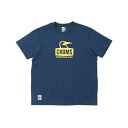 チャムス ペアTシャツ チャムス CHUMS Tシャツ 半袖 メンズ ブービーフェイスTシャツ CH01-2278 Navy/Yellow