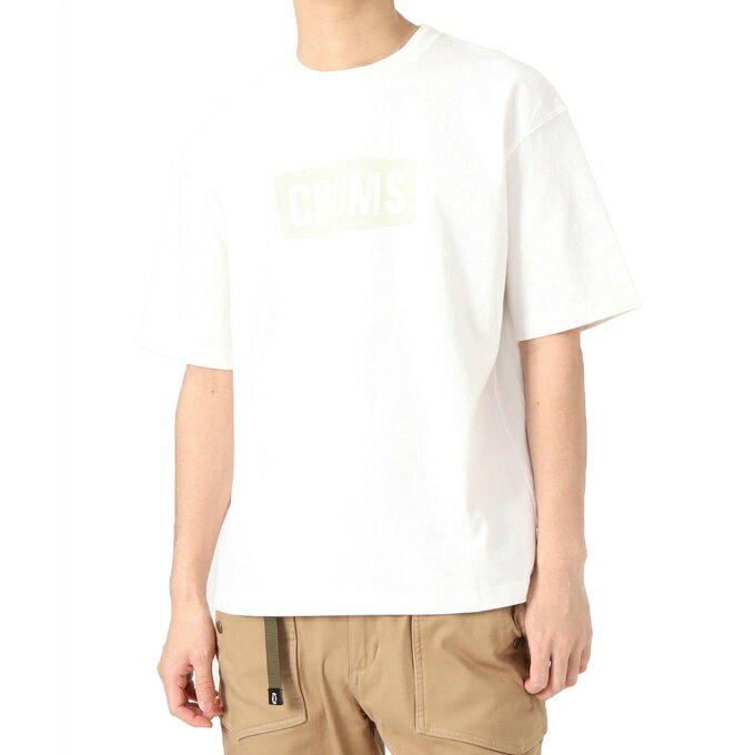 チャムス CHUMS Tシャツ 半袖 メンズ ヘビーウエイトチャムスロゴTシャツ Heavy Weight CHUMS Logo T-Shirt CH01-2271 White