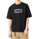 チャムス CHUMS Tシャツ 半袖 メンズ ヘビーウエイトチャムスロゴTシャツ Heavy Weight CHUMS Logo T-Shirt CH01-2271 Black