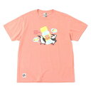 【最大10％OFFクーポン3/21 20:00〜3/27 01:59】チャムス CHUMS Tシャツ 半袖 レディース フレイムリターダントメガサイズサンドTシャツ CH11-2186 Salmon Pk