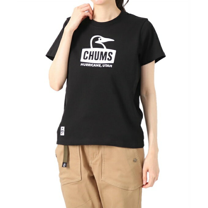 チャムス Tシャツ レディース チャムス CHUMS Tシャツ 半袖 レディース ブービーフェイスTシャツ CH11-2278 Black/Whiteチャムス CHUMS Tシャツ 半袖 レディース ブービーフェイスTシャツ CH11-2278 Black/White