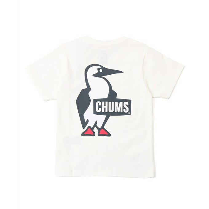 チャムス CHUMS Tシャツ 半袖 ジュニア キッズブービーロゴTシャツ Kid s Booby Logo T-Shirt CH21-1282 White