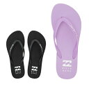 【最大10%OFFクーポン!7/4 20:00〜7/11 1:59】ビラボン BILLABONG ビーチサンダル レディース FLIP FLOPS BD0139...