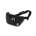 `X CHUMS {fBobO Y fB[X ~jEGXgobOXEFbgiC Mini Waist Bag Sweat Nylon CH60-3624 BLACK CHARCOAL