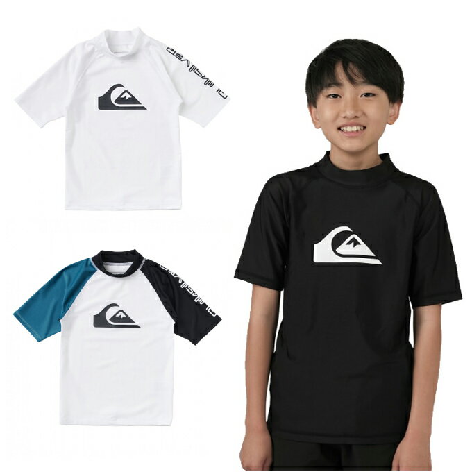 クイックシルバー QUIKSILVER ラッシュガード 半袖 ジュニア ALL TIME SR YOUTH KLY231022