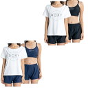 楽天ヒマラヤ楽天市場店ロキシー ROXY 水着 タンキニ レディース STEP ラッシュTシャツ付き 水着 3点セット RSW231006