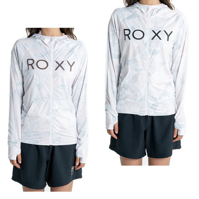 ロキシー パーカー レディース ロキシー ROXY ラッシュガード 長袖 レディース BLOOMING FLOWERS PARKA ラッシュガード RLY231027