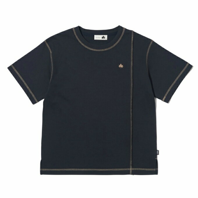 ロゴス LOGOS Tシャツ 半袖 レディース カラースキームショートスリーブT 3286-9671 Navy