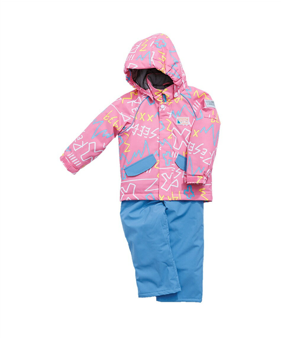 オンヨネ レセーダ スキーウェア キッズ 幼児 ジュニア 上下セット スノーウェア 90 100 1100 120cm 雪遊び セパレート サイズ調節 耐水圧10000mm RES56002 ONYONE RESEEDA