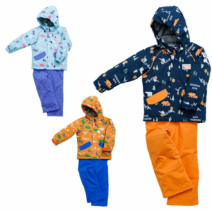 オンヨネ レセーダ スキーウェア キッズ 幼児 ジュニア 上下セット スノーウェア 90 100 1100 120cm 雪遊び セパレート サイズ調節 耐水圧10000mm RES56005 ONYONE RESEEDAのサムネイル