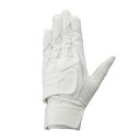 【6月11日1:59まで!全品最大10%OFF】ミズノ 野球 バッティンググローブ 両手用 メンズ WILLDRIVE RED-W 高校野球ルール対応モデル 1EJEH23010 MIZUNO(4)