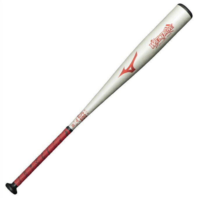 【まとめ買いで最大10％OFF！〜4/17 9:59】ミズノ 野球 一般軟式バット メンズ 軟式用金属製 ウィルドライブ レッド 1CJMR16684 MIZUNOのサムネイル