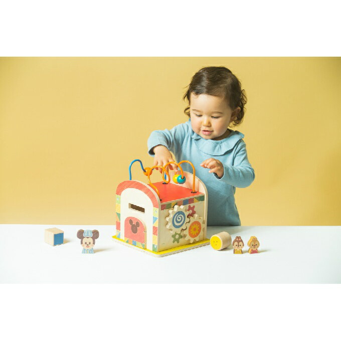 Disney キディア KIDEA BUSY BOX ミッキー&フレンズ TYKD00603 木のおもちゃ 知育玩具 1.5歳から 子ども 男の子 女の子 室内 たのしい ‥ 2