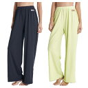 【エントリーでポイント最大15倍！】ロキシー ROXY サーフパンツ レディース LAGOON PANTS UVカット 速乾性 リブワイドパンツ RLY232015