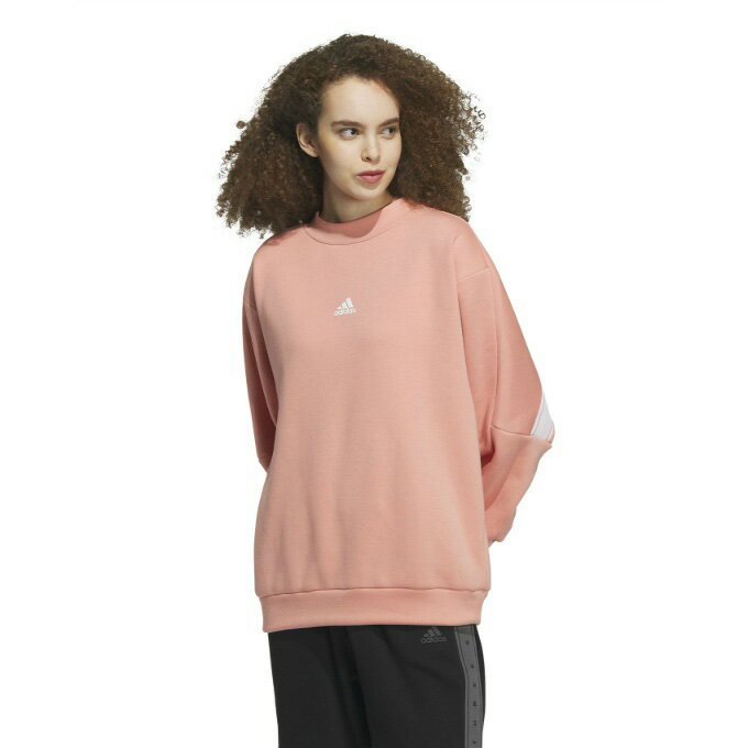 アディダス スウェットトレーナー レディース ワーディング ルーズフィット フリース クルースウェット IK9887 IEH67 adidasのサムネイル