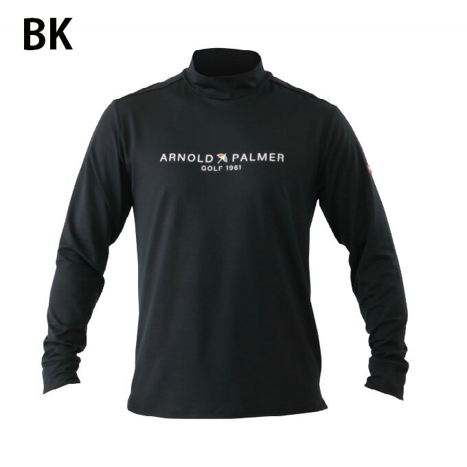 アーノルドパーマー arnold palmer ゴルフウェア 長袖シャツ メンズ ロゴモックネック長袖シャツ AP220202A06