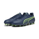 プーマ サッカースパイク メンズ プーマキング プロ HG 107567-02 PUMA 人気モデル 中学 高校 部活 クラブ 軽量 土グラウンド 人工芝 履き...