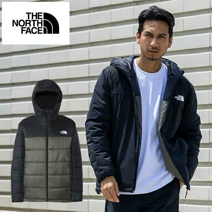 ザ・ノース・フェイス 中綿ジャケット メンズ リバーシブルエニータイムインサレーテッドフーディ NY82380 KN THE NORTH FACE ノースフェイス アウトドアジャケット 防風 防寒 防寒着