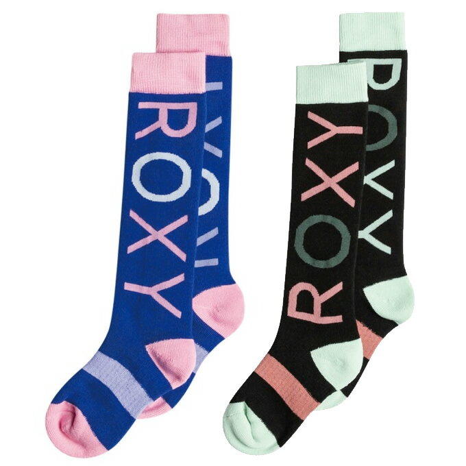 【最大8000ポイント還元！ 2/5 20:00〜23:59】ロキシー ROXY スキー スノーボード ソックス ジュニア FROSTY GIRL SOCKS ERGAA03182のサムネイル