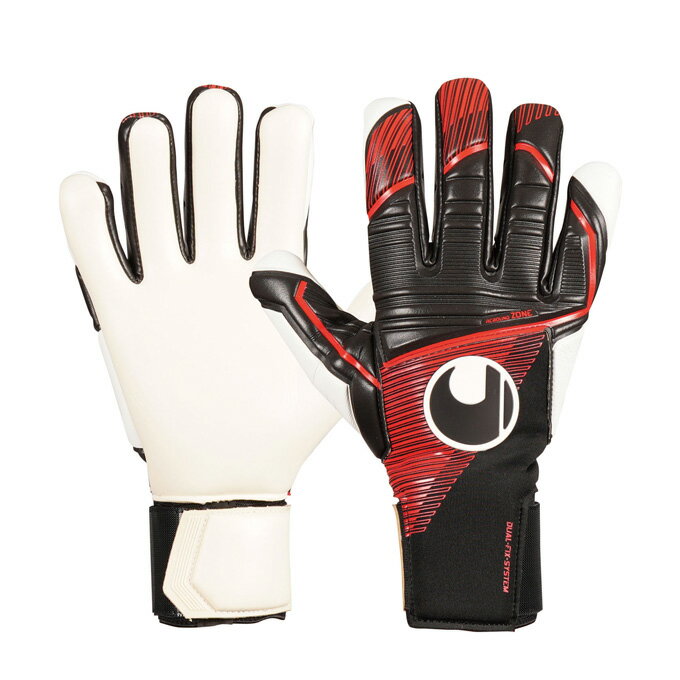 【公式】 uhlsport ( ウールシュポルト ) | ウールシュポルト アブソルートグリップ+ フレックスフレームカーボン | 7 ～ 10号 ブラック × フローイエロー 24SS 1011347