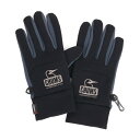 チャムス 手袋 メンズ チャムス CHUMS トレッキンググローブ メンズ レディース ポーラテックパワーストレッチグローブ Polartec Power Stretch Glove CH09-1310 Black