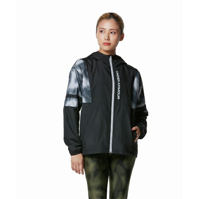 y܂Ƃߔōő|Cg10{2024N6/4 20F00`6/11 1F59zA_[A[}[ EChu[J[ fB[X WPbg UA MESH WOVEN FULL ZIP HOODIE 1381238-001 UNDER ARMOUR