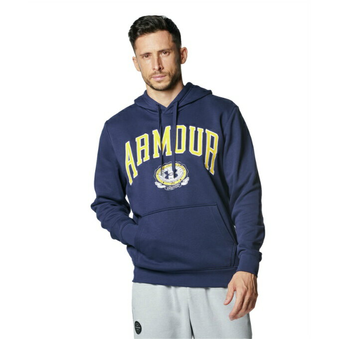 アンダーアーマー スウェットパーカー メンズ UA COLLEGIATE FLEECE HD 1381332-410 UNDER ARMOUR