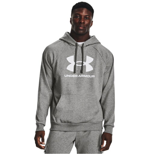 アンダーアーマー スウェットパーカー メンズ UAライバルフリース ロゴ フーディー 1379758-025 UNDER ARMOUR アンダーアーマー スウェットパーカー メンズ UAライバルフリース ロゴ フーディー 1379758-025 UNDER ARMOUR